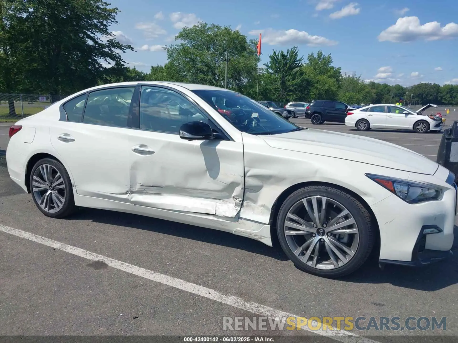 6 Photograph of a damaged car JN1EV7CR1RM630029 INFINITI Q50 2024