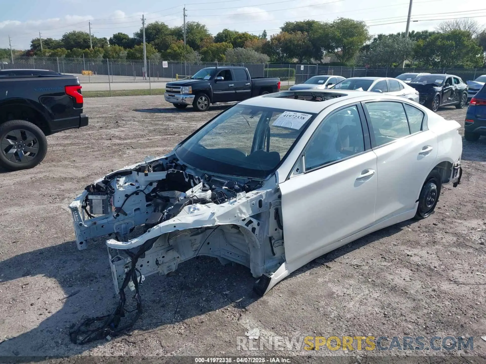 2 Photograph of a damaged car JN1FV7DP0RM660141 INFINITI Q50 2024