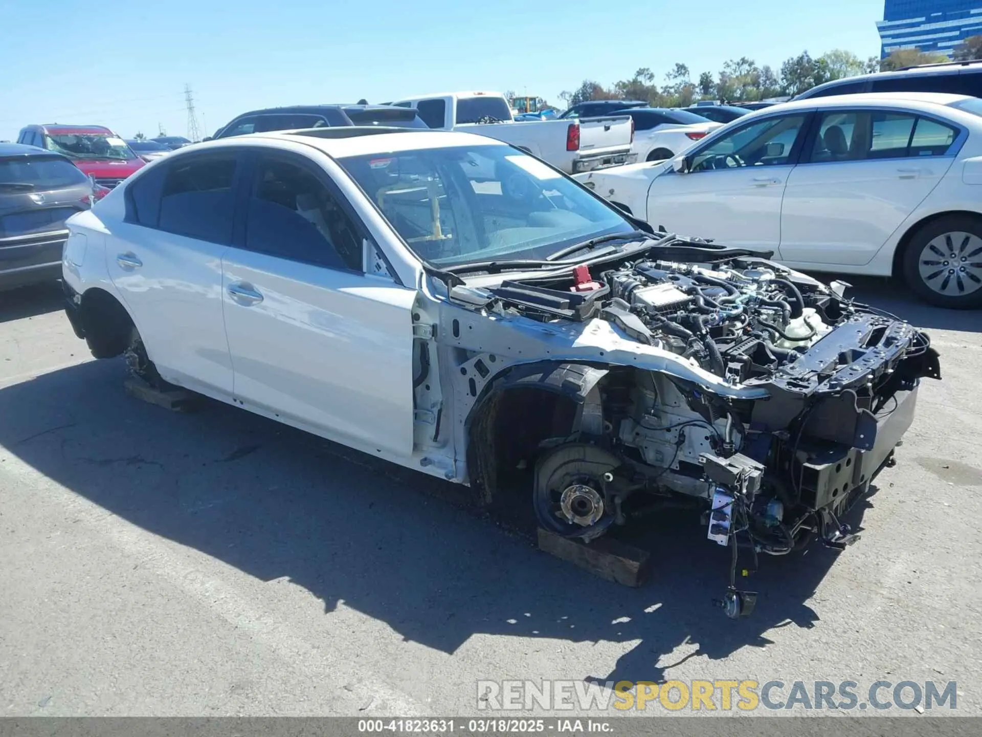 1 Photograph of a damaged car JN1FV7DP5RM660538 INFINITI Q50 2024