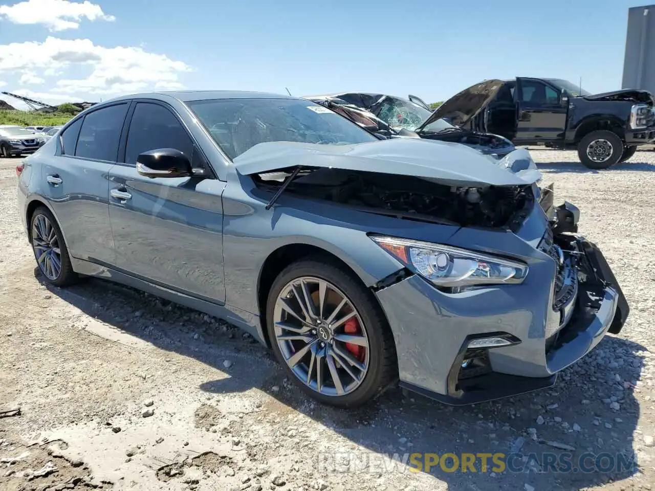4 Photograph of a damaged car JN1FV7DP7RM660055 INFINITI Q50 2024