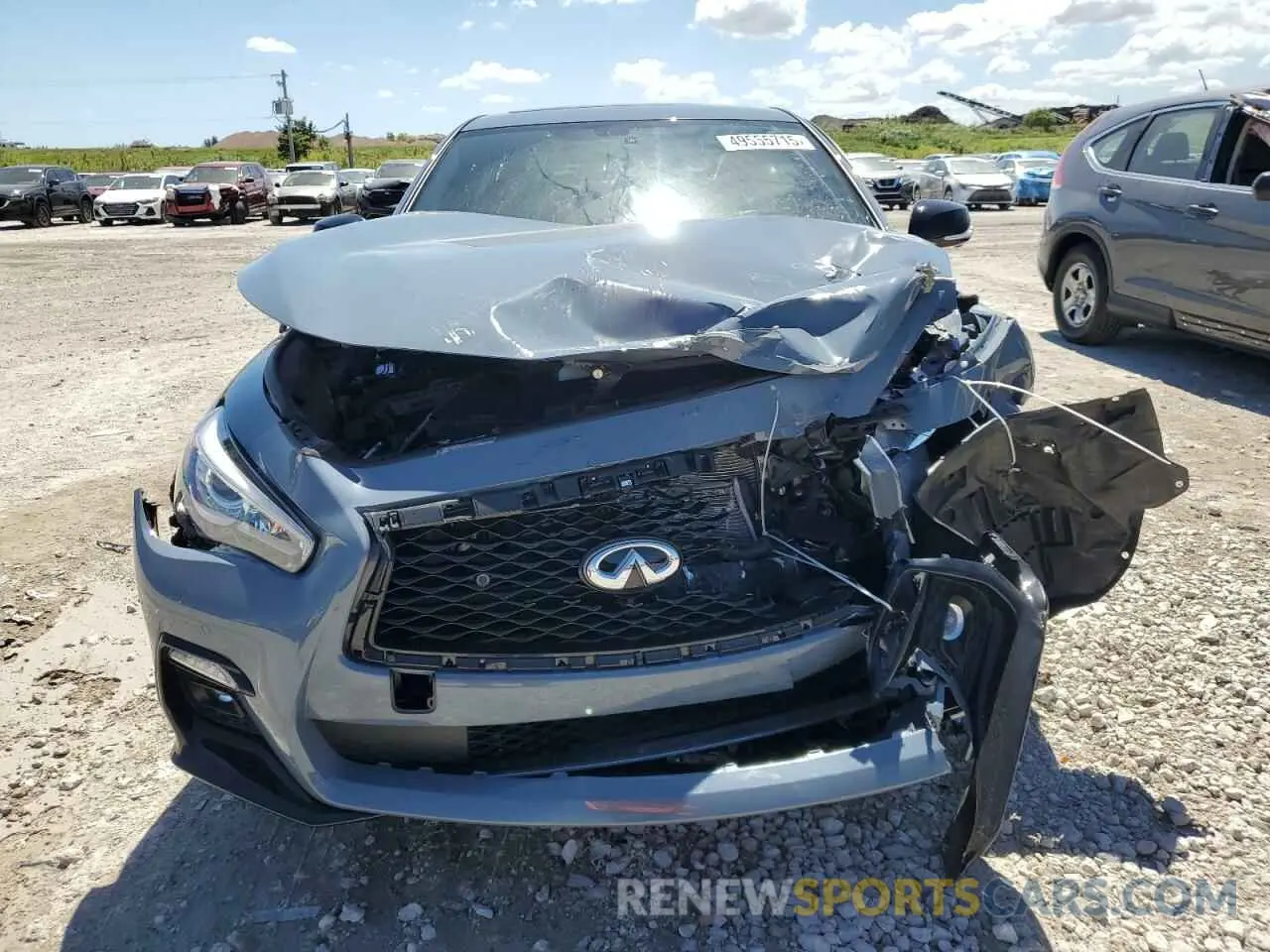 5 Photograph of a damaged car JN1FV7DP7RM660055 INFINITI Q50 2024