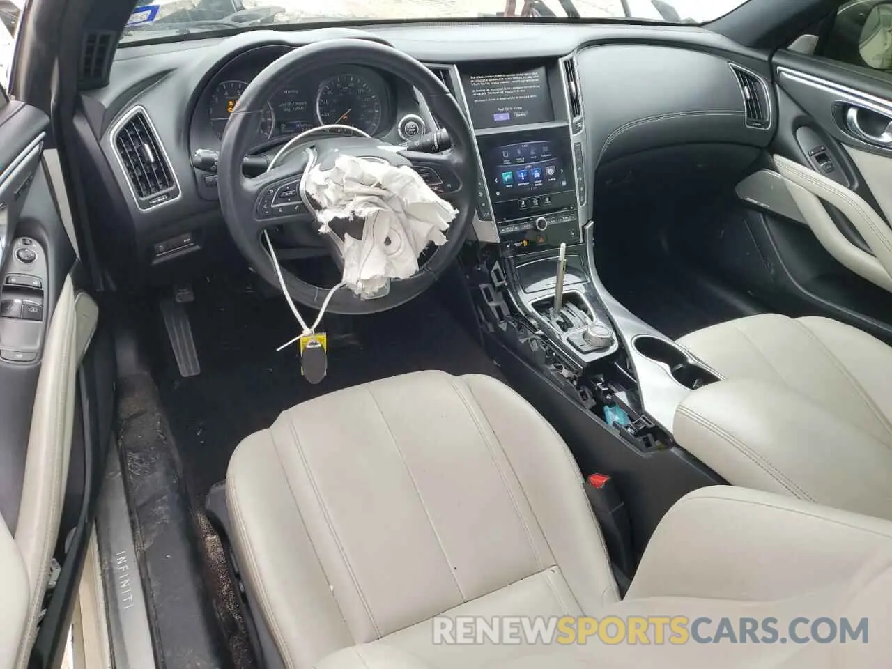 8 Photograph of a damaged car JN1EV7EK2KM231295 INFINITI Q60 2019