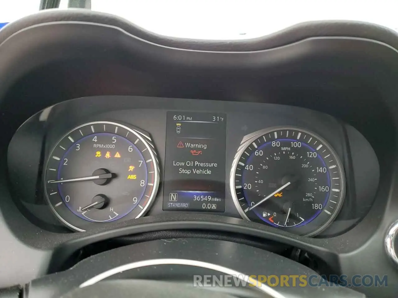 9 Photograph of a damaged car JN1EV7EK2KM231295 INFINITI Q60 2019
