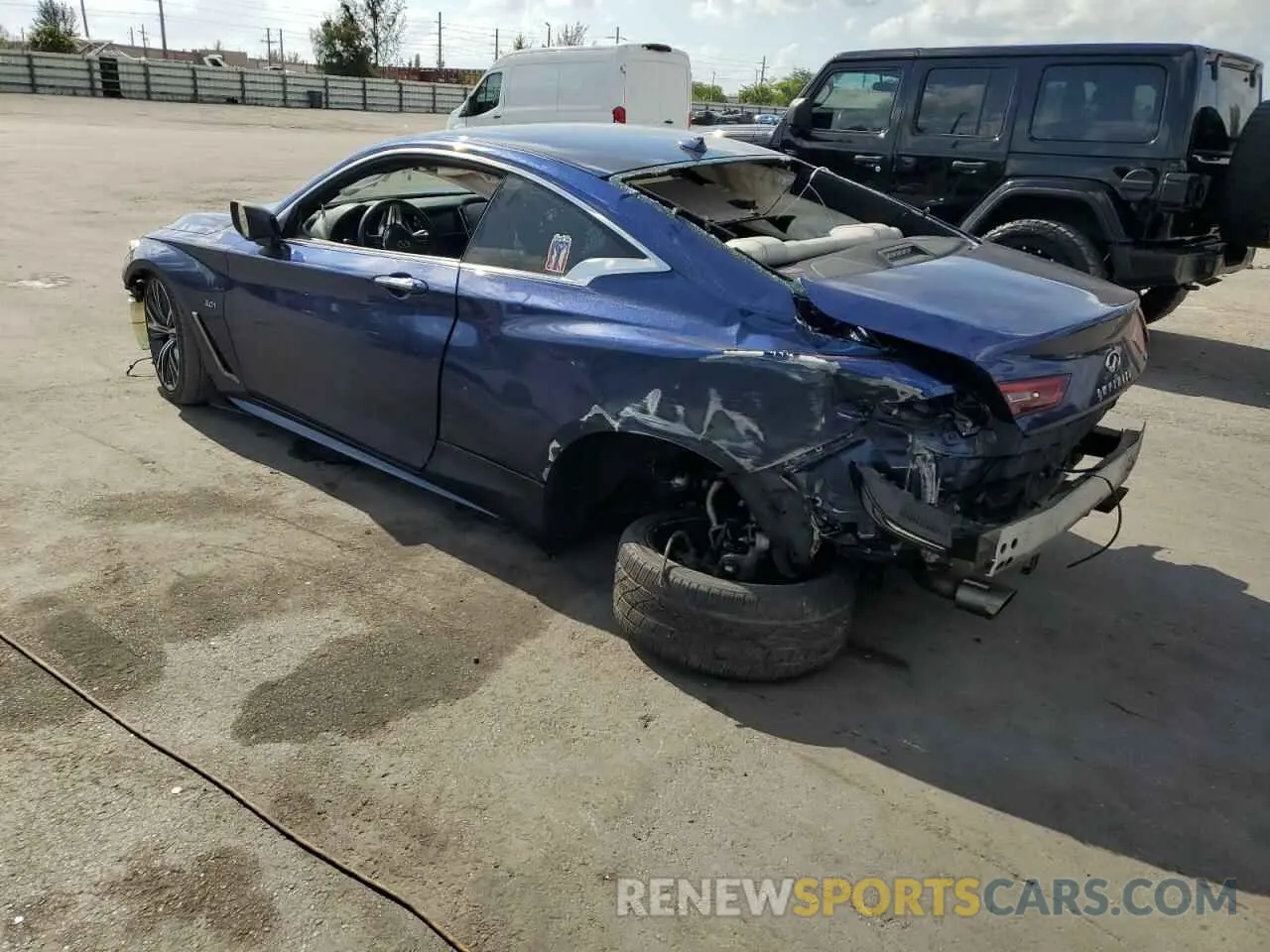 2 Photograph of a damaged car JN1EV7EK3KM231094 INFINITI Q60 2019