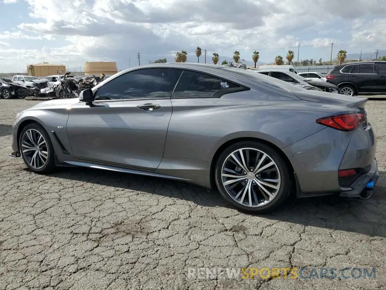 2 Photograph of a damaged car JN1EV7EK7KM231745 INFINITI Q60 2019