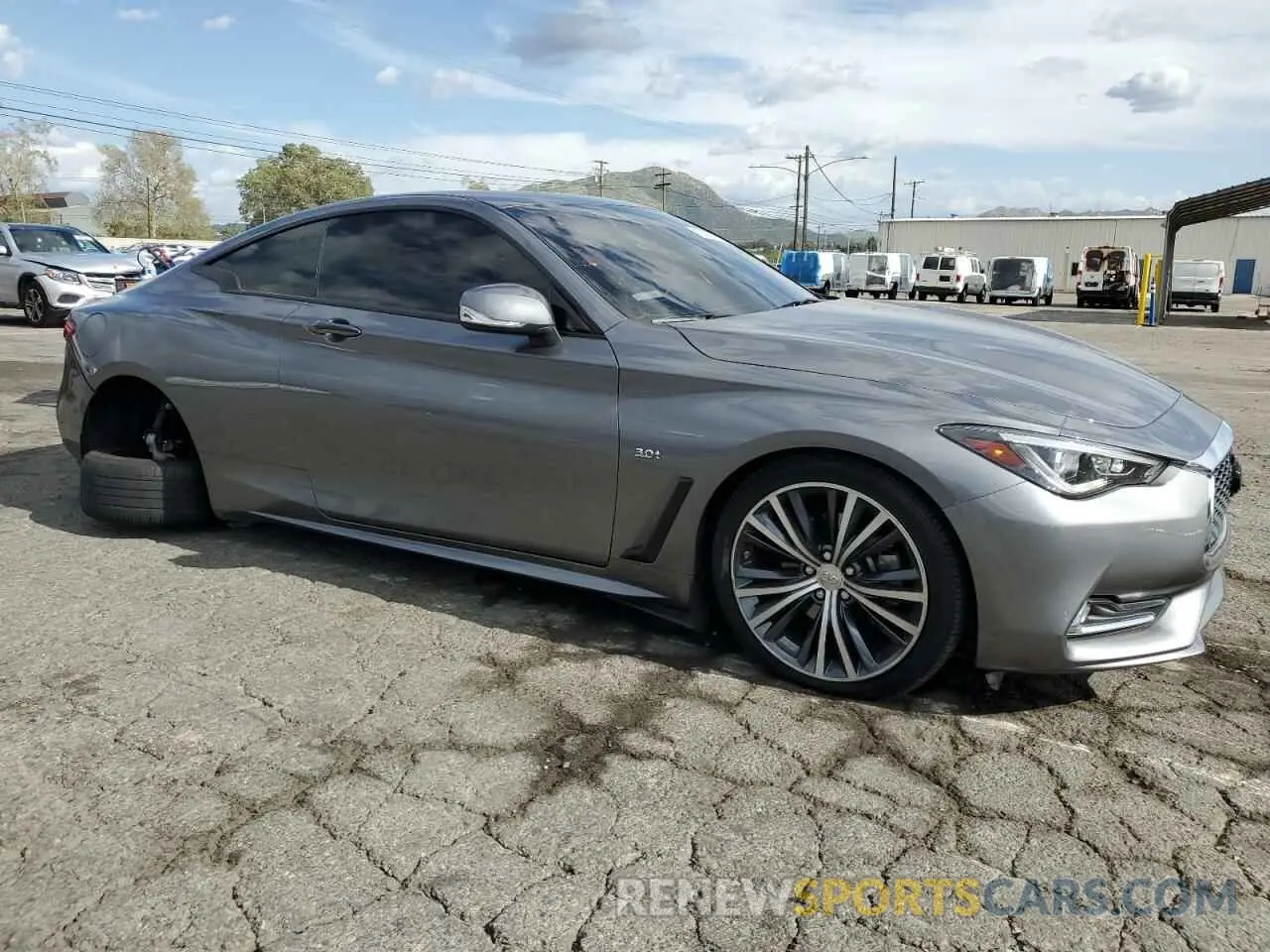 4 Photograph of a damaged car JN1EV7EK7KM231745 INFINITI Q60 2019