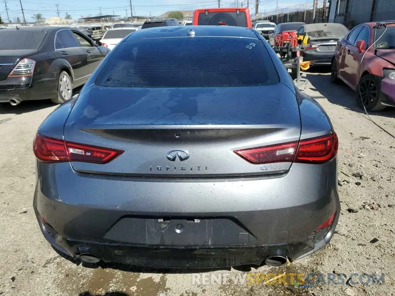 6 Photograph of a damaged car JN1EV7EK8KM230880 INFINITI Q60 2019