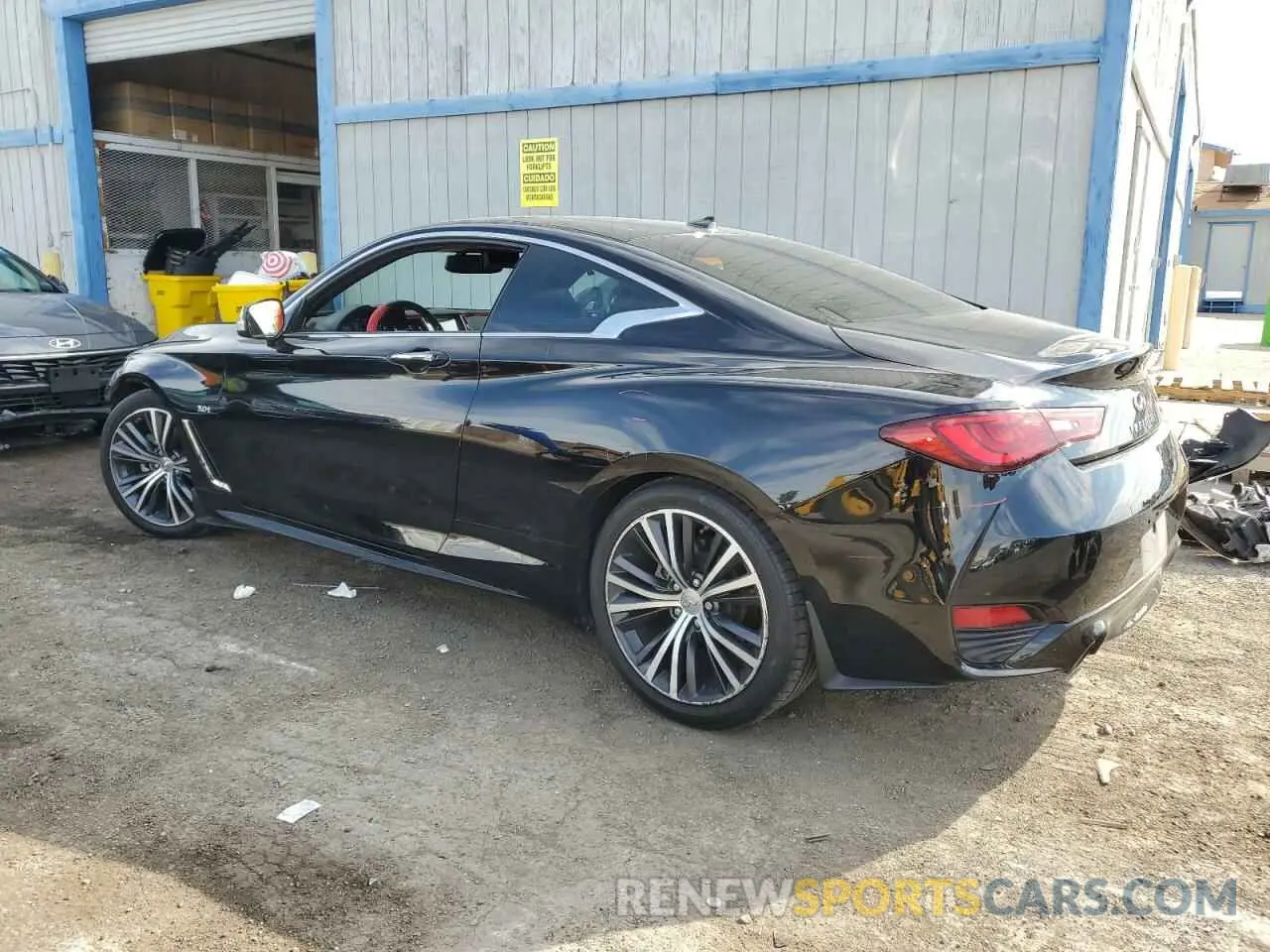 2 Photograph of a damaged car JN1EV7EK9KM230869 INFINITI Q60 2019