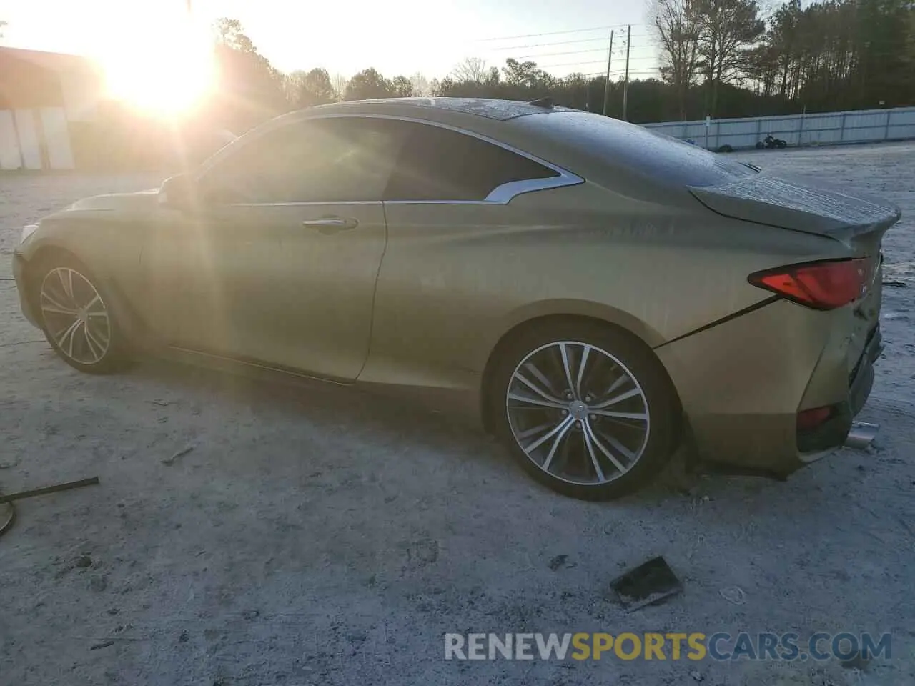 2 Photograph of a damaged car JN1EV7EL0KM290127 INFINITI Q60 2019