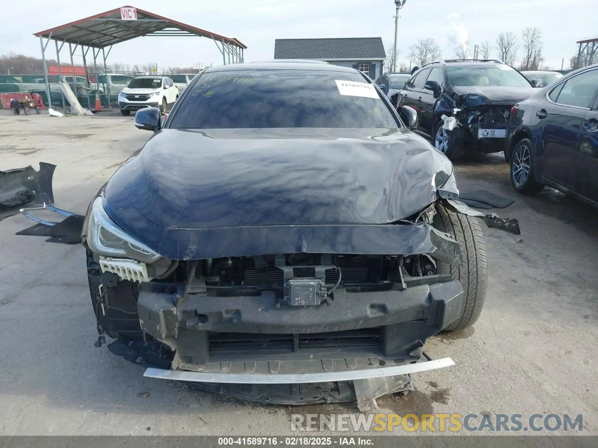 13 Photograph of a damaged car JN1EV7EL0KM291021 INFINITI Q60 2019