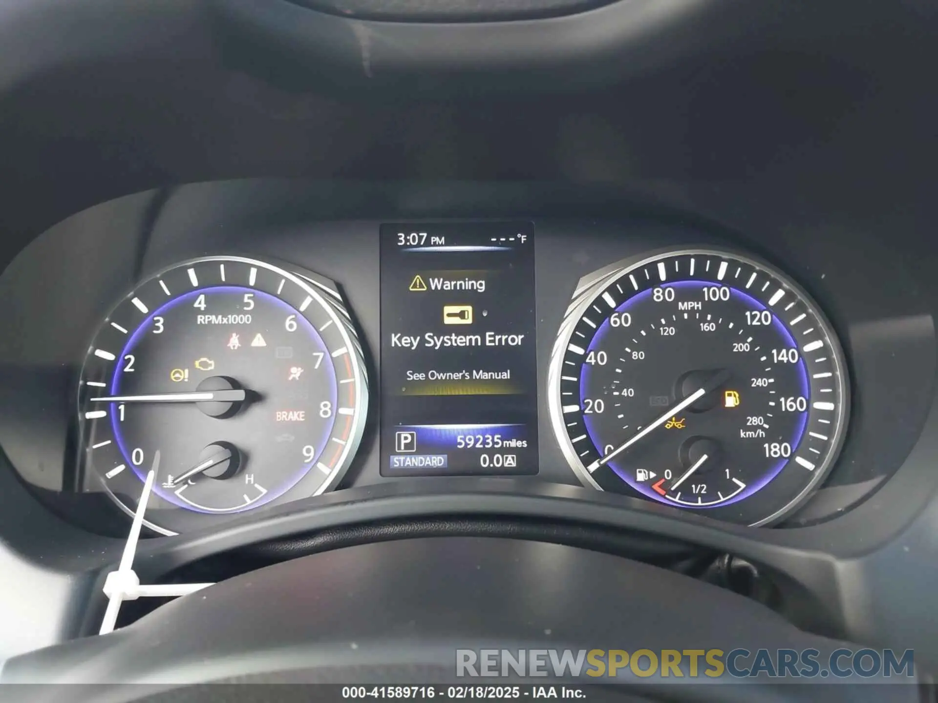 7 Photograph of a damaged car JN1EV7EL0KM291021 INFINITI Q60 2019