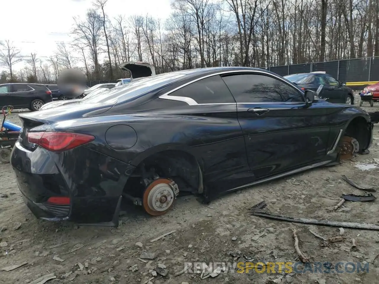 3 Photograph of a damaged car JN1EV7EL4KM290924 INFINITI Q60 2019