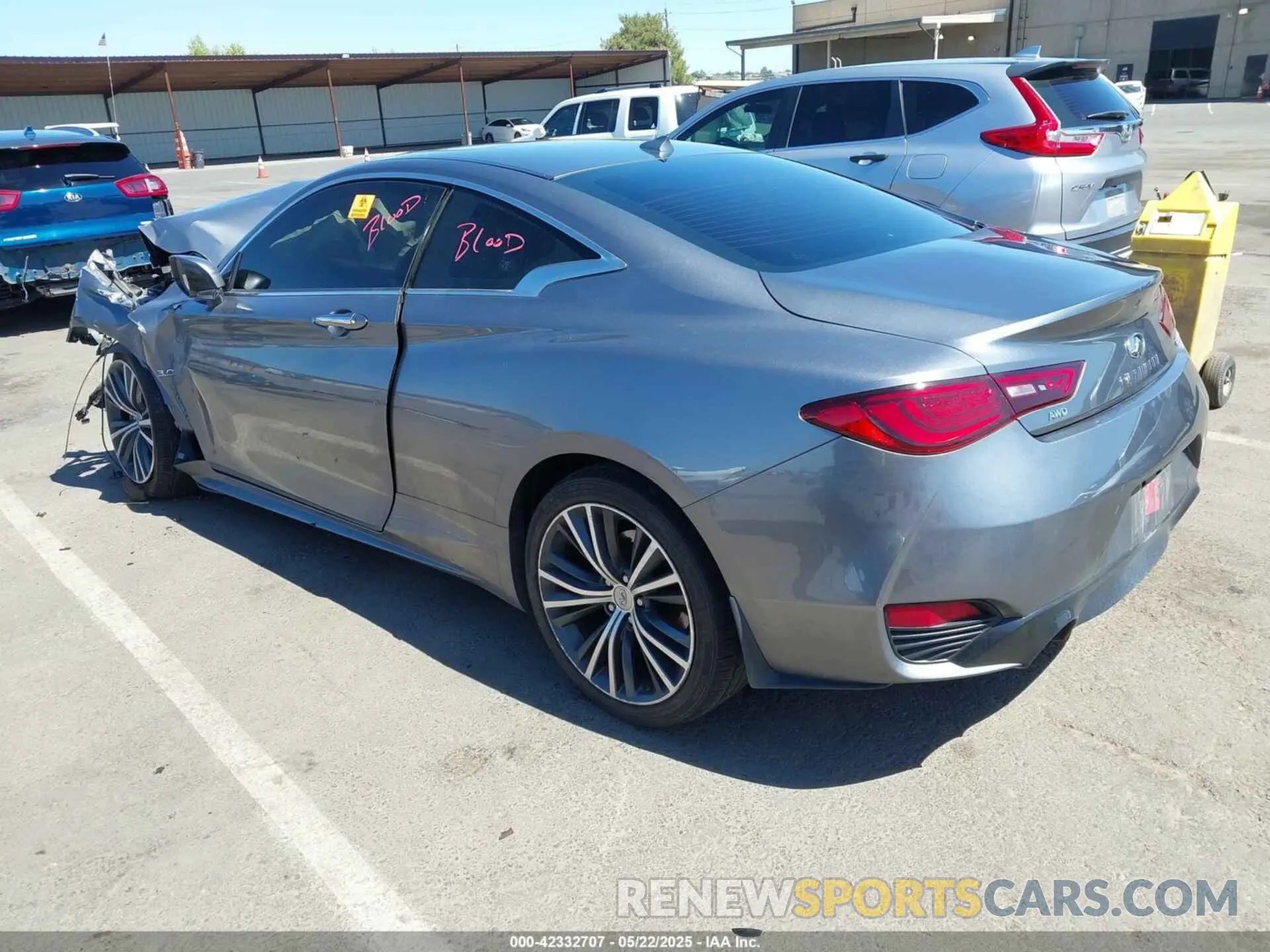 3 Photograph of a damaged car JN1EV7EL4KM291460 INFINITI Q60 2019