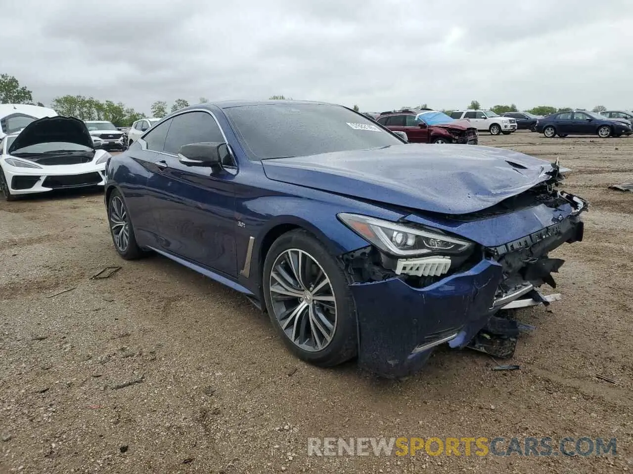 4 Photograph of a damaged car JN1EV7EL9KM291387 INFINITI Q60 2019