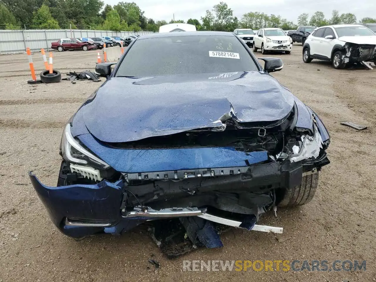 5 Photograph of a damaged car JN1EV7EL9KM291387 INFINITI Q60 2019