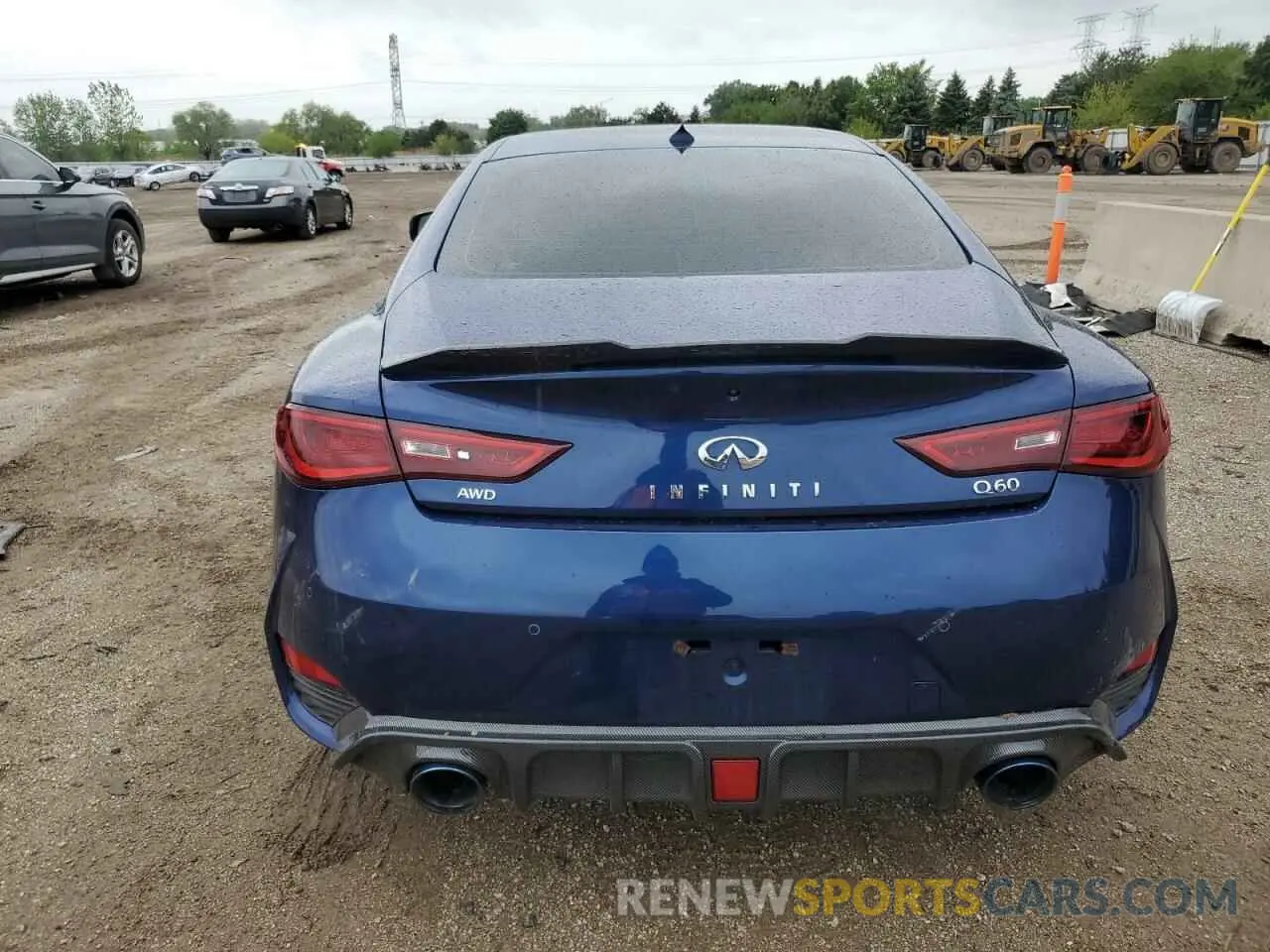 6 Photograph of a damaged car JN1EV7EL9KM291387 INFINITI Q60 2019