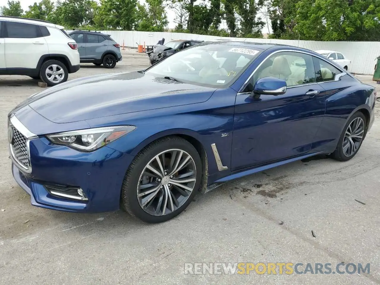 1 Photograph of a damaged car JN1EV7ELXKM290152 INFINITI Q60 2019