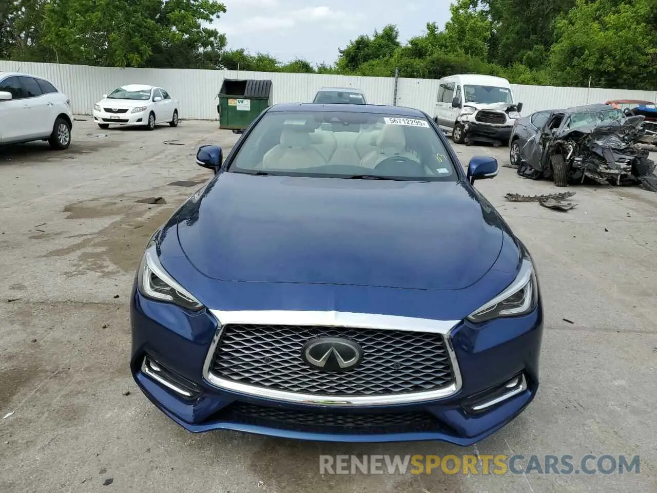 5 Photograph of a damaged car JN1EV7ELXKM290152 INFINITI Q60 2019