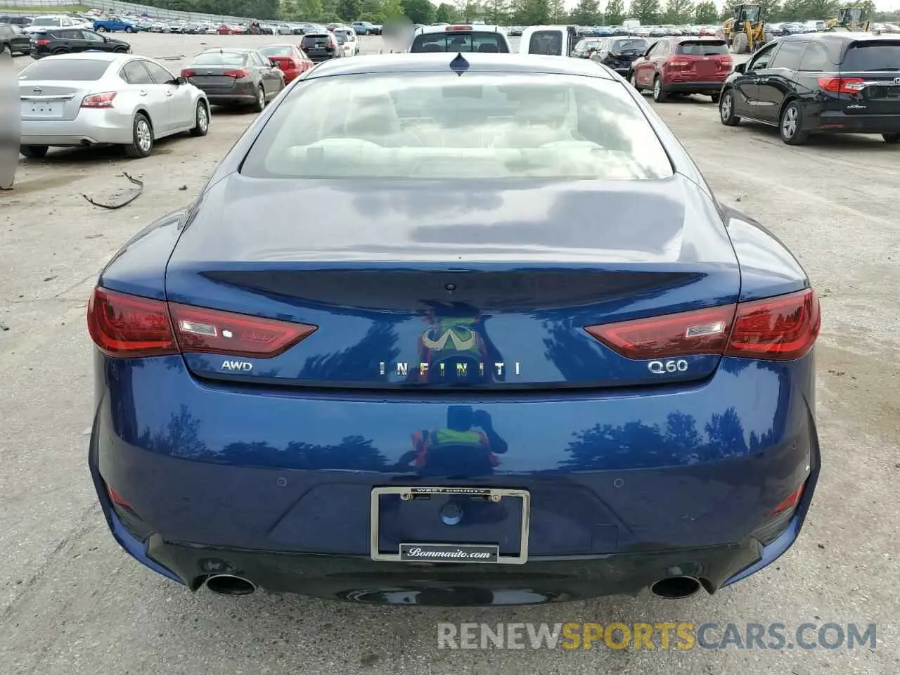 6 Photograph of a damaged car JN1EV7ELXKM290152 INFINITI Q60 2019