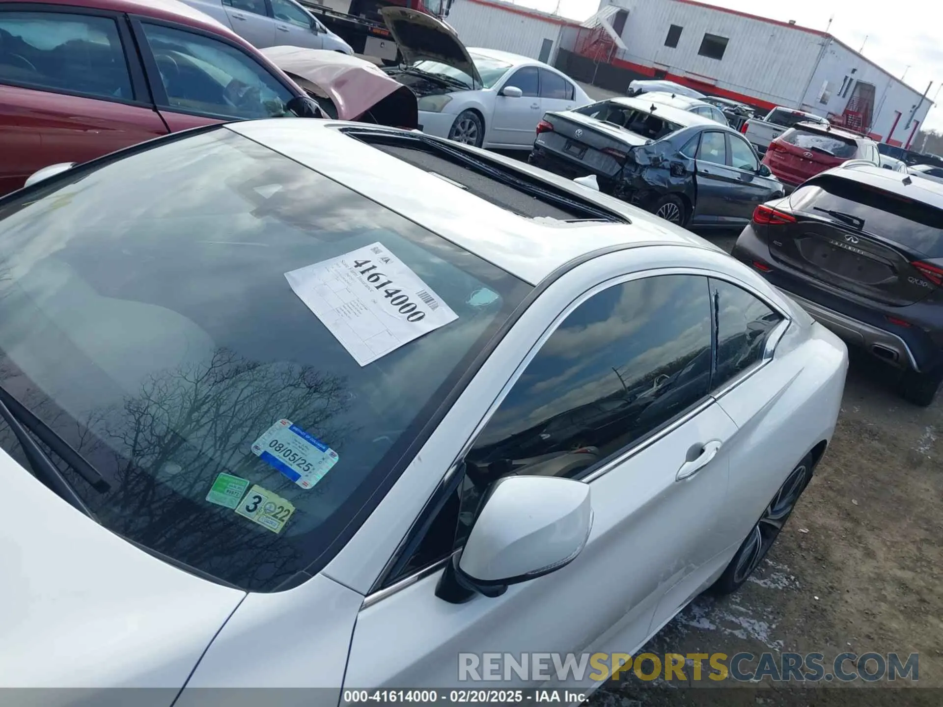 6 Photograph of a damaged car JN1EV7ELXKM290815 INFINITI Q60 2019