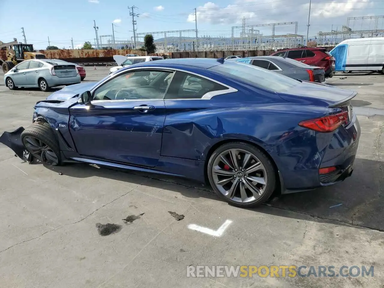 2 Photograph of a damaged car JN1FV7EK0KM360382 INFINITI Q60 2019
