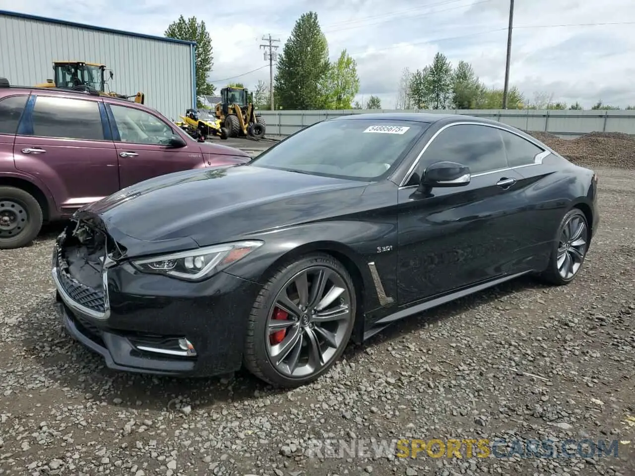 1 Photograph of a damaged car JN1FV7EK4KM360322 INFINITI Q60 2019