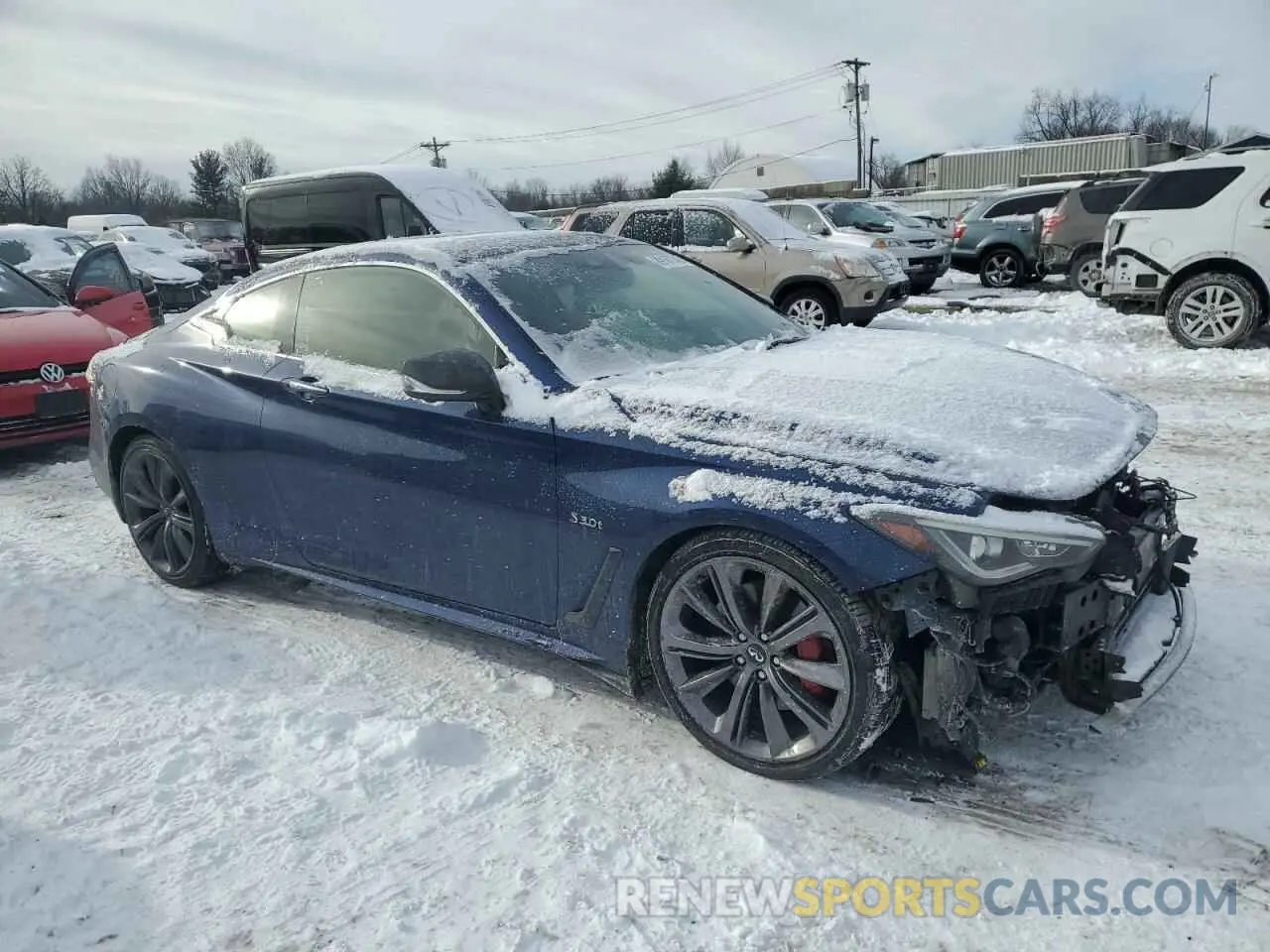 4 Photograph of a damaged car JN1FV7EL5KM441077 INFINITI Q60 2019