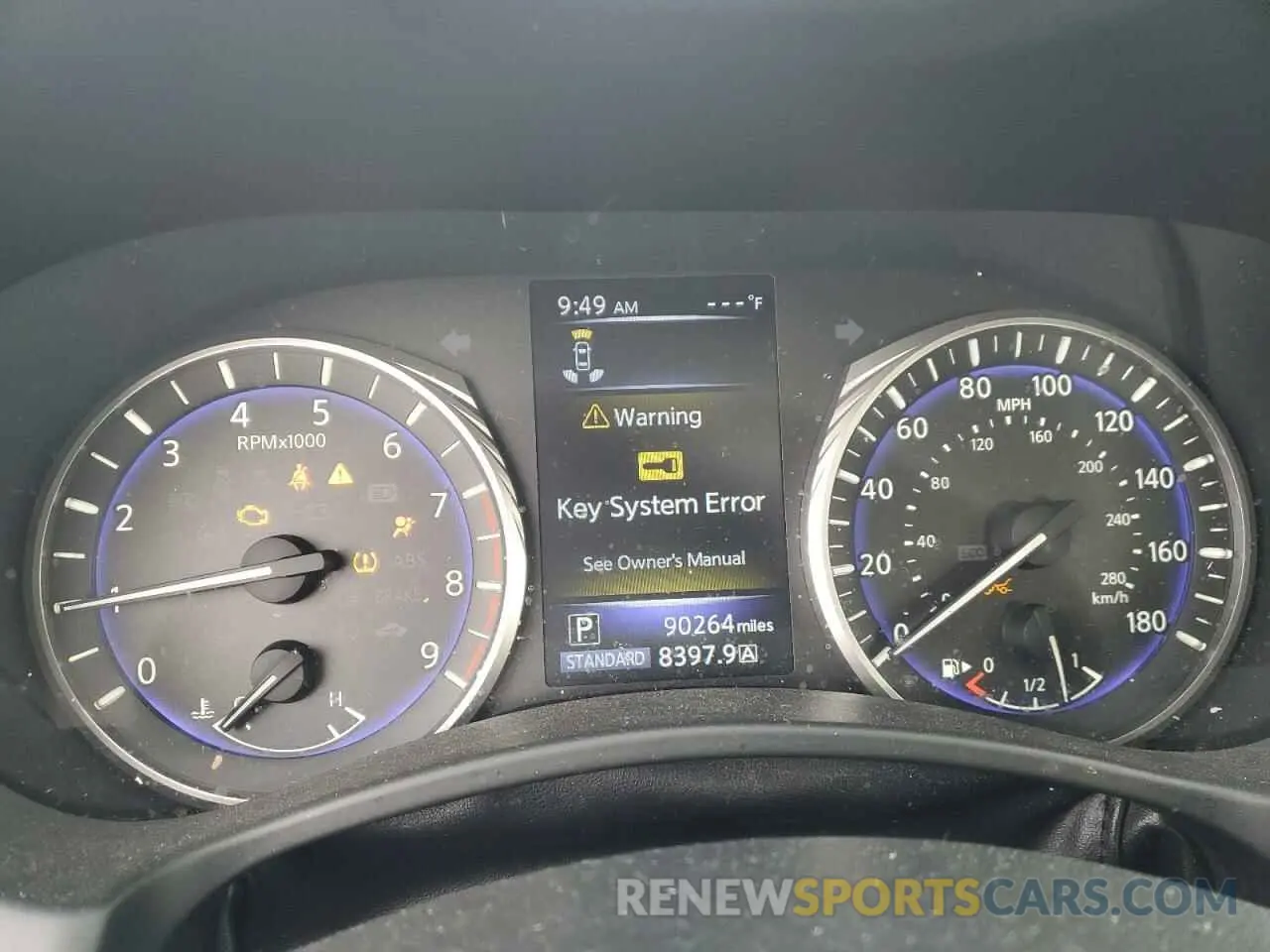 9 Photograph of a damaged car JN1FV7EL5KM441077 INFINITI Q60 2019