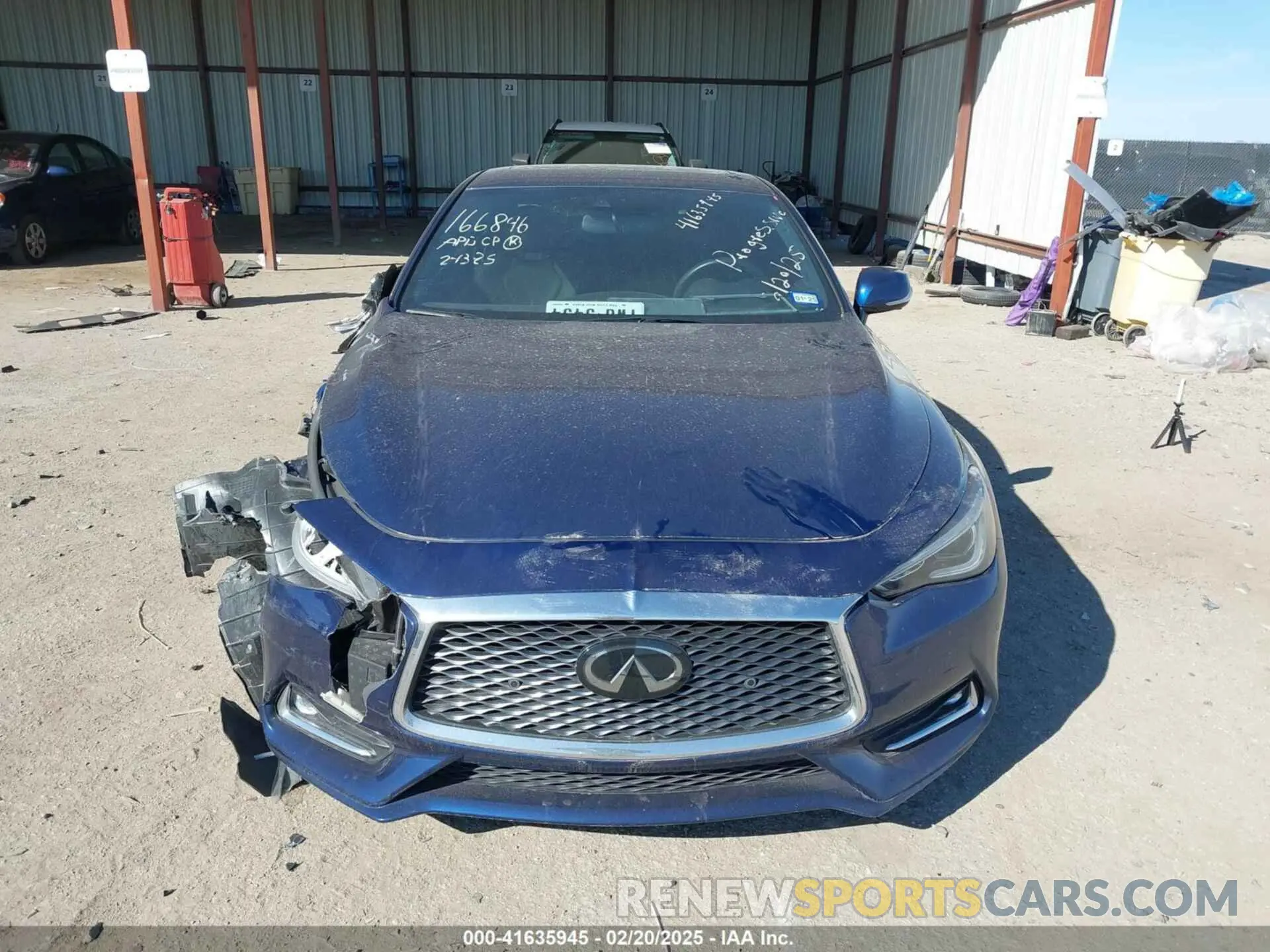 13 Photograph of a damaged car JN1EV7EK0LM341134 INFINITI Q60 2020