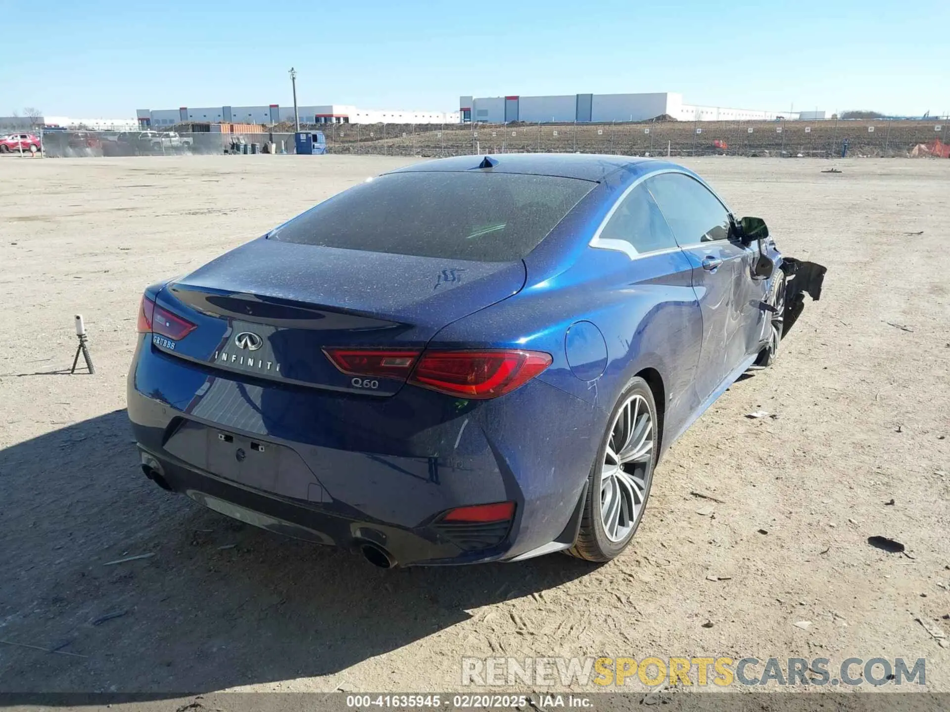 4 Photograph of a damaged car JN1EV7EK0LM341134 INFINITI Q60 2020