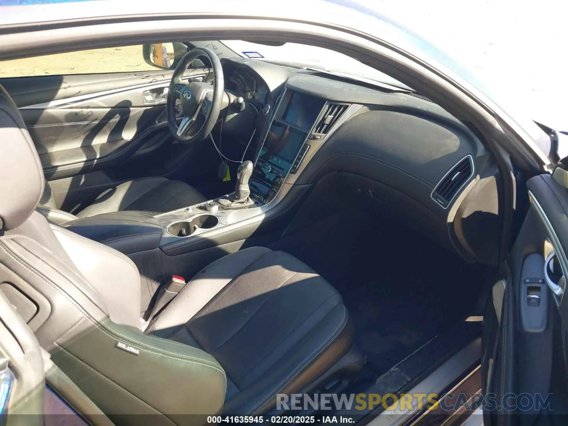 5 Photograph of a damaged car JN1EV7EK0LM341134 INFINITI Q60 2020