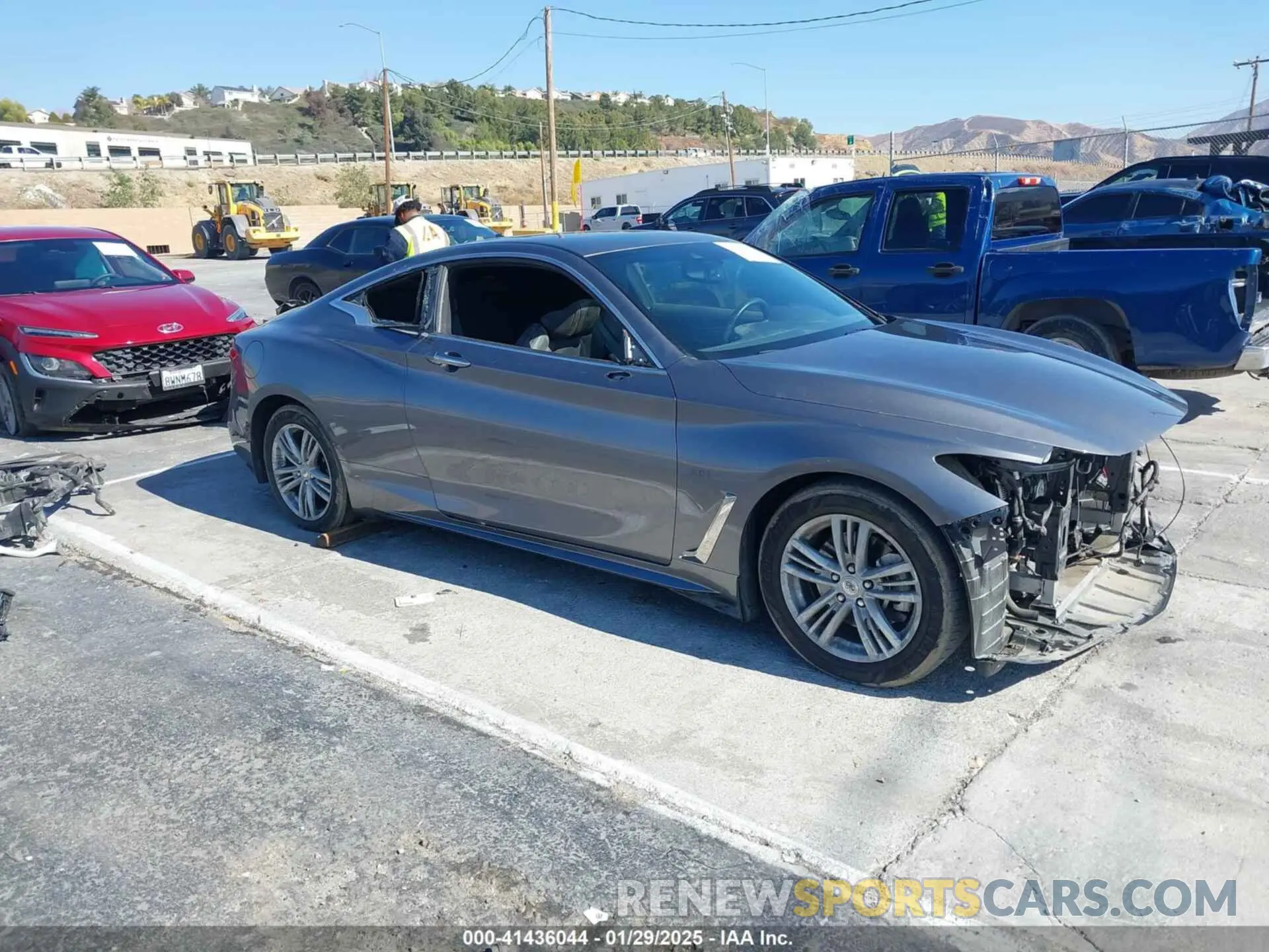 1 Photograph of a damaged car JN1EV7EK2LM341099 INFINITI Q60 2020