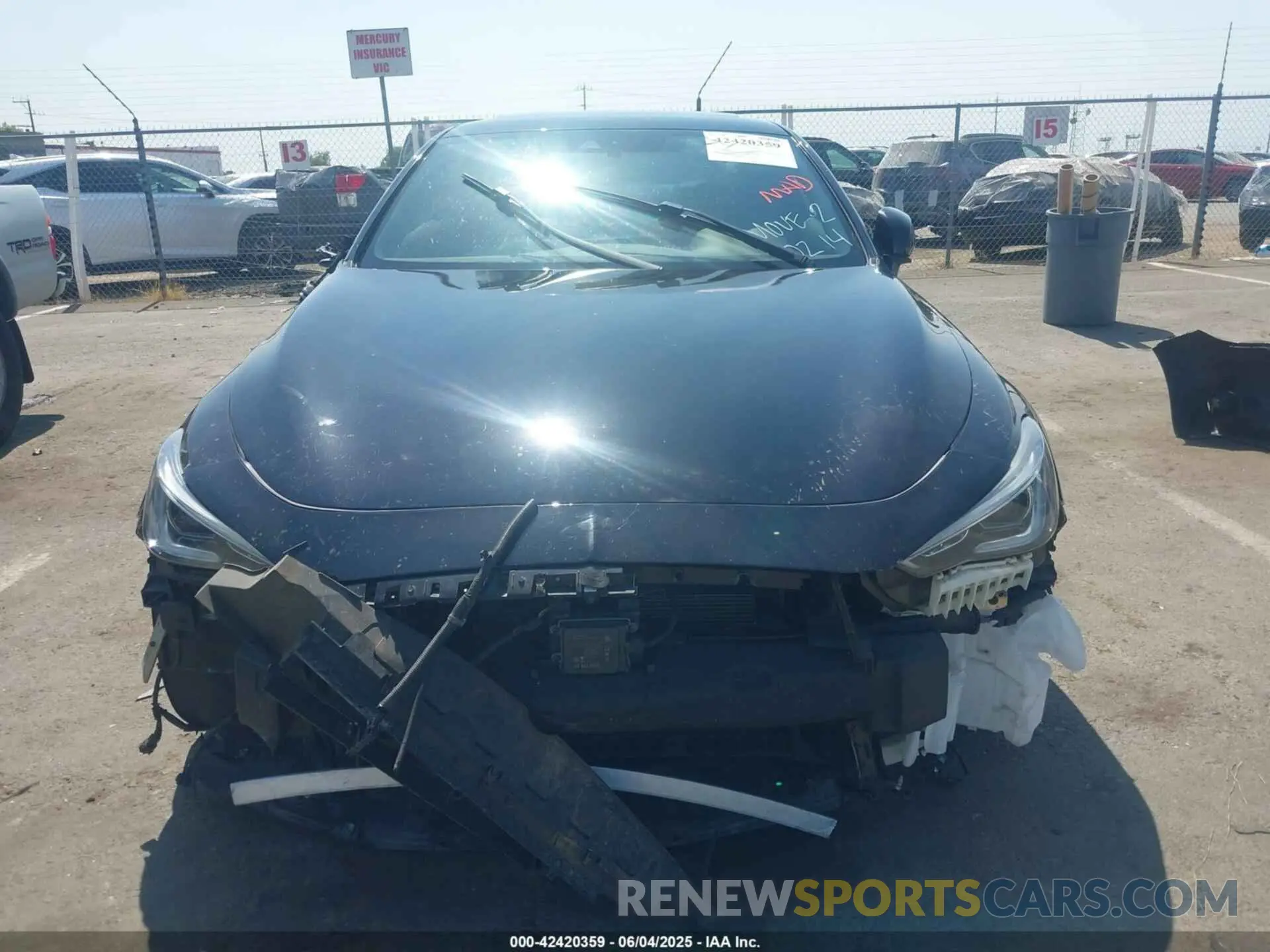 12 Photograph of a damaged car JN1EV7EK5LM340657 INFINITI Q60 2020