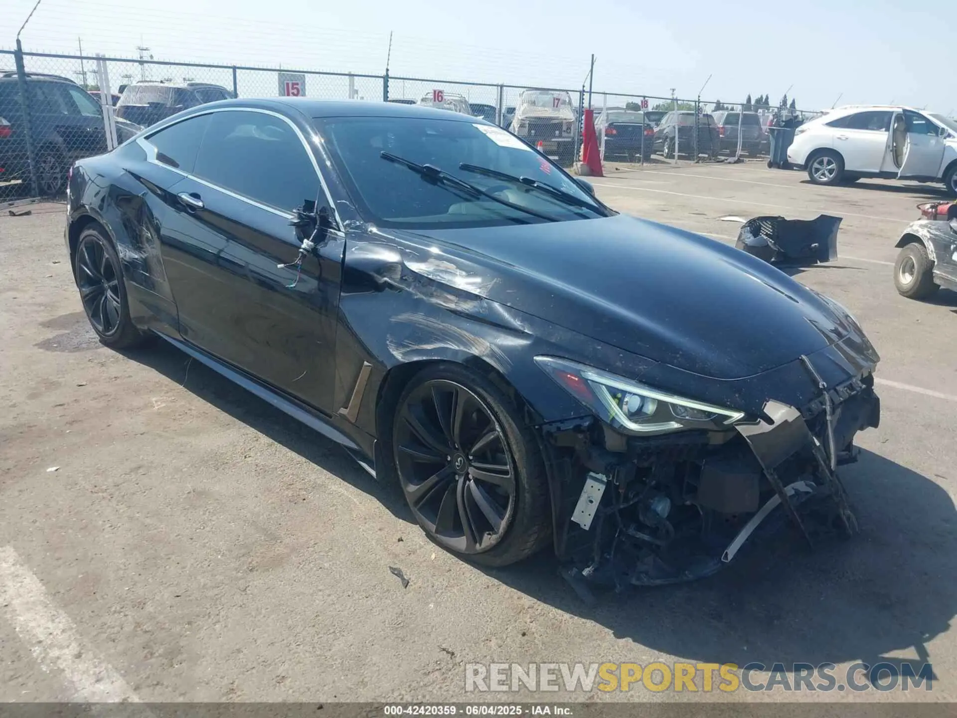 6 Photograph of a damaged car JN1EV7EK5LM340657 INFINITI Q60 2020