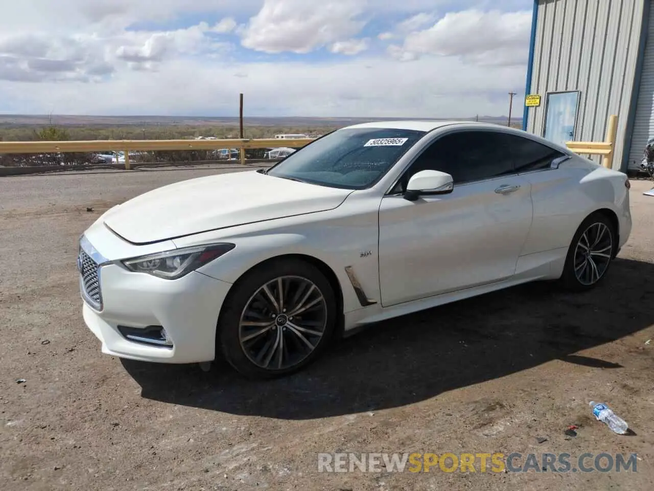1 Photograph of a damaged car JN1EV7EL6LM380500 INFINITI Q60 2020