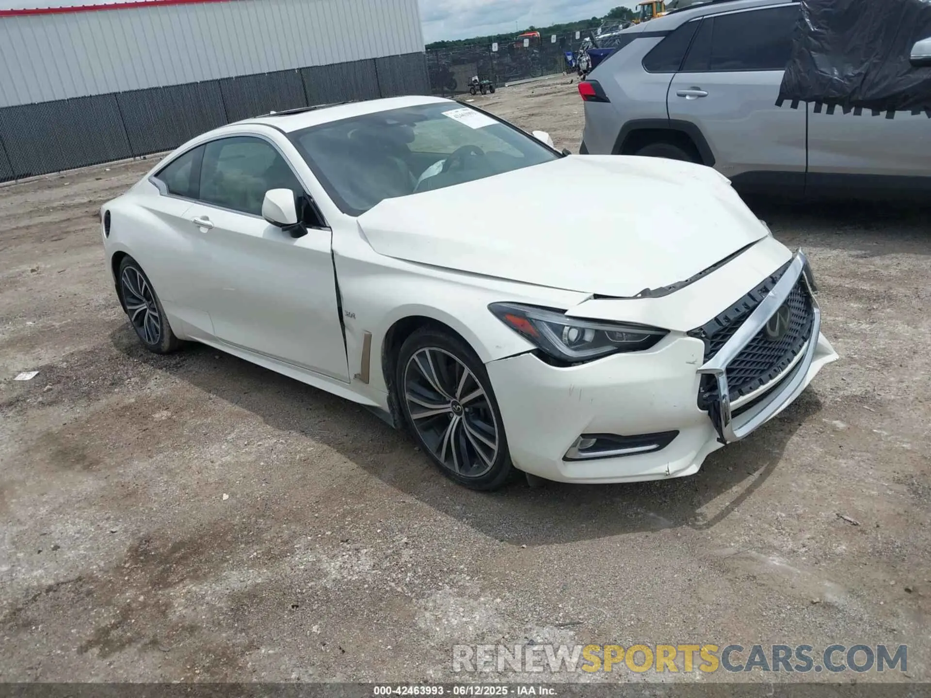 1 Photograph of a damaged car JN1EV7EL7LM380571 INFINITI Q60 2020