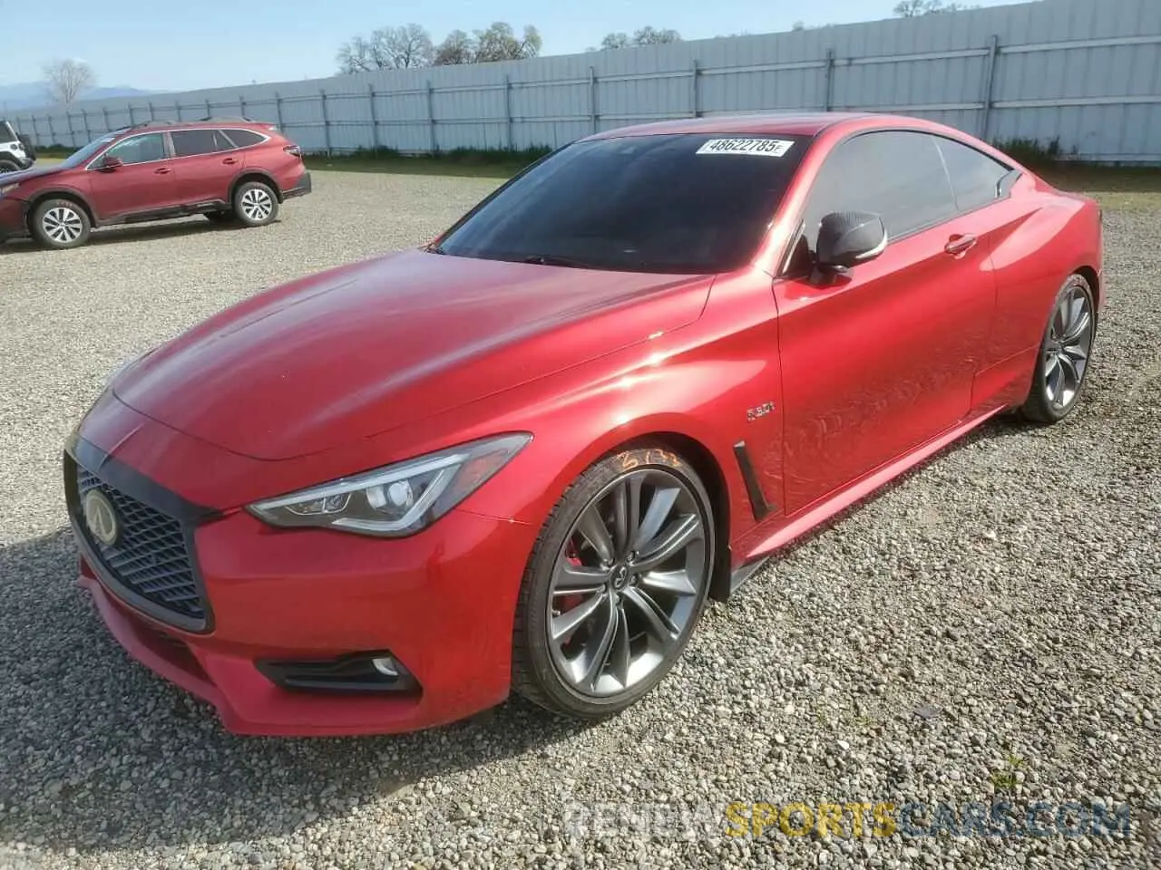 1 Photograph of a damaged car JN1FV7EK0LM400218 INFINITI Q60 2020