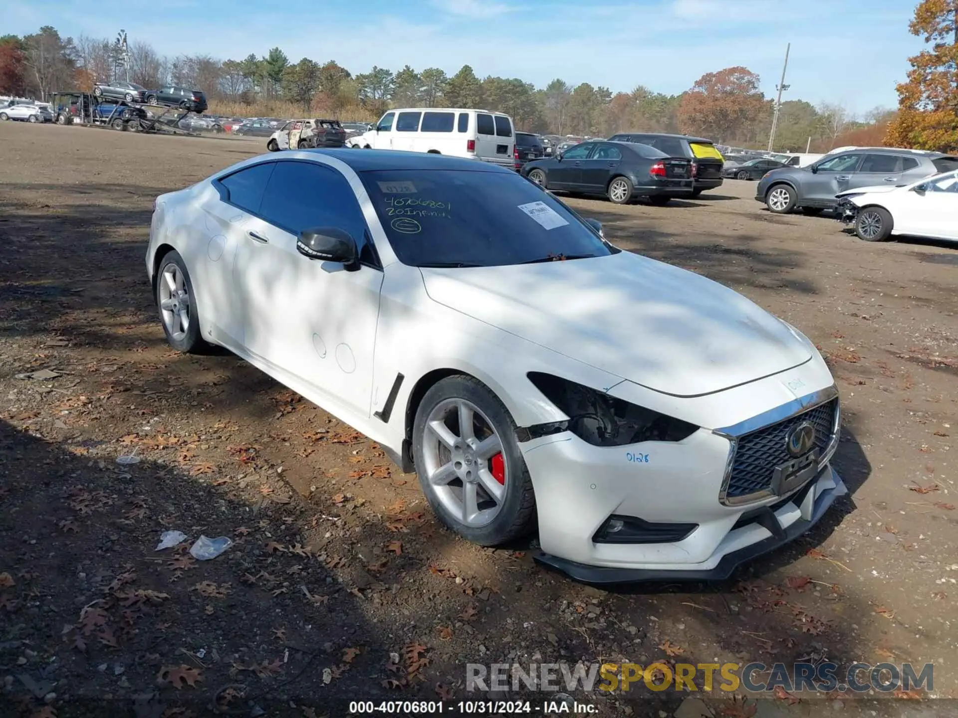 1 Photograph of a damaged car JN1FV7EL0LM460248 INFINITI Q60 2020