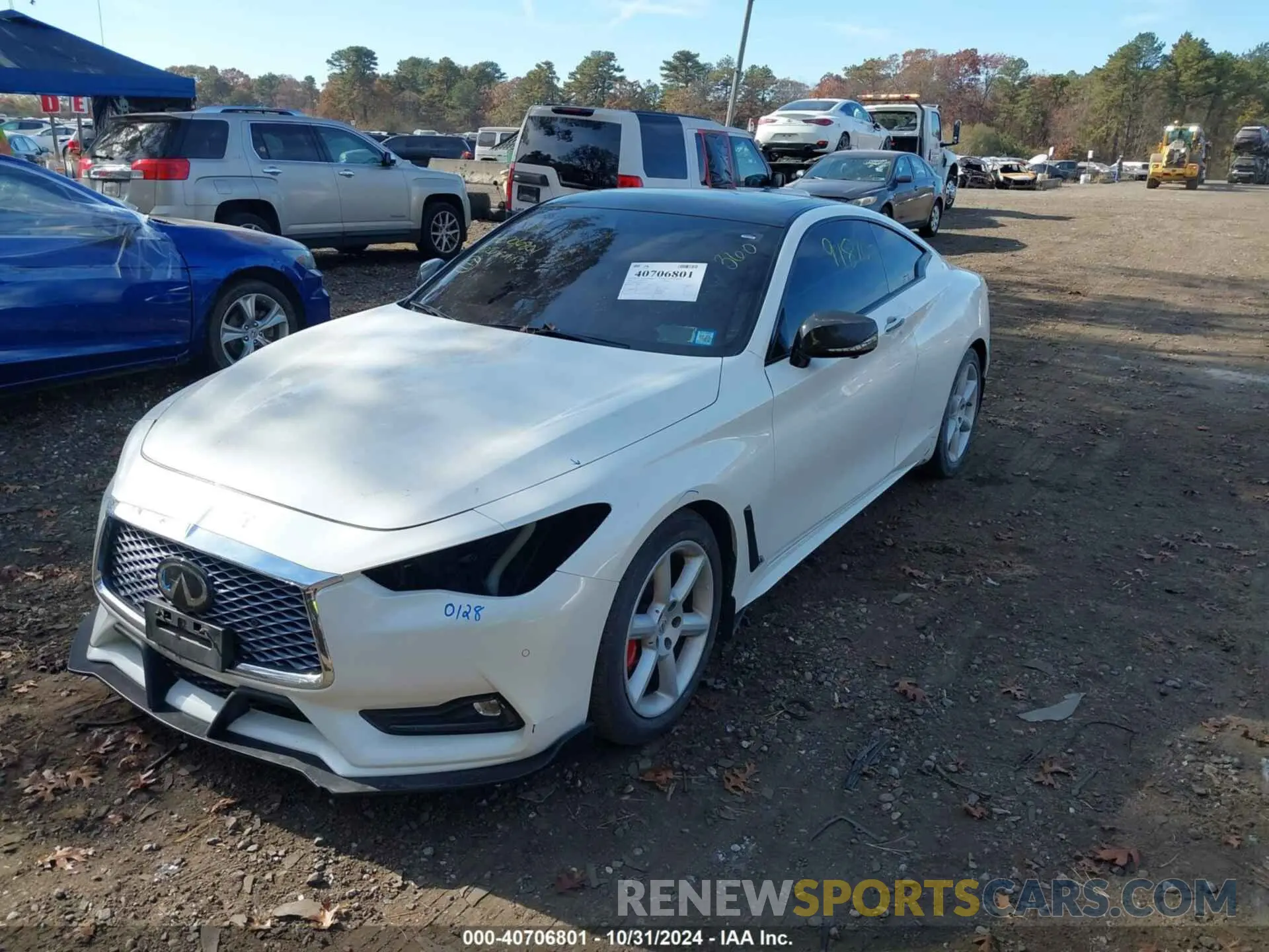 2 Photograph of a damaged car JN1FV7EL0LM460248 INFINITI Q60 2020