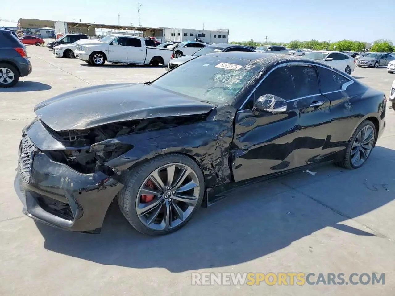 1 Photograph of a damaged car JN1FV7EL9LM460040 INFINITI Q60 2020