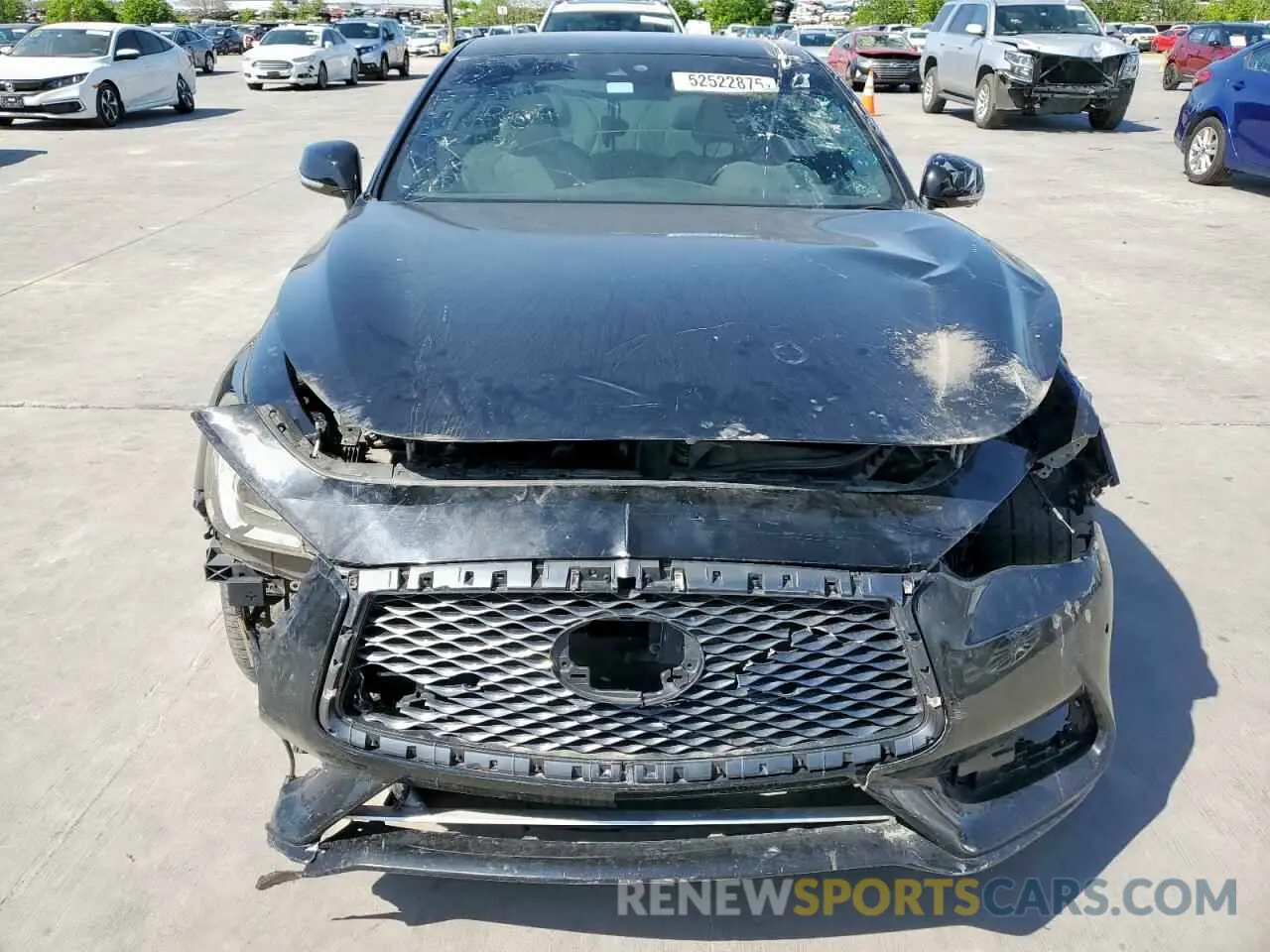 5 Photograph of a damaged car JN1FV7EL9LM460040 INFINITI Q60 2020