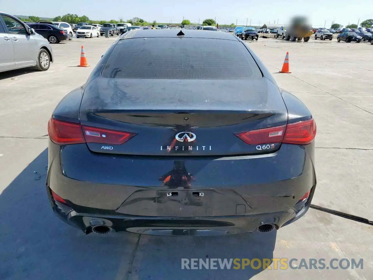 6 Photograph of a damaged car JN1FV7EL9LM460040 INFINITI Q60 2020