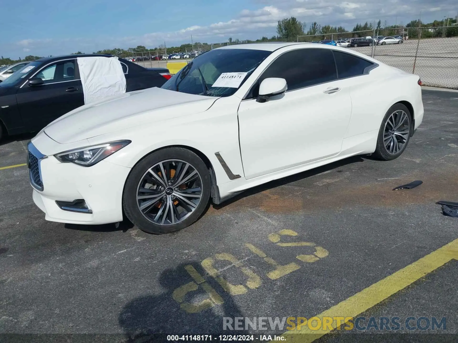 2 Photograph of a damaged car JN1EV7KK1MM410712 INFINITI Q60 2021