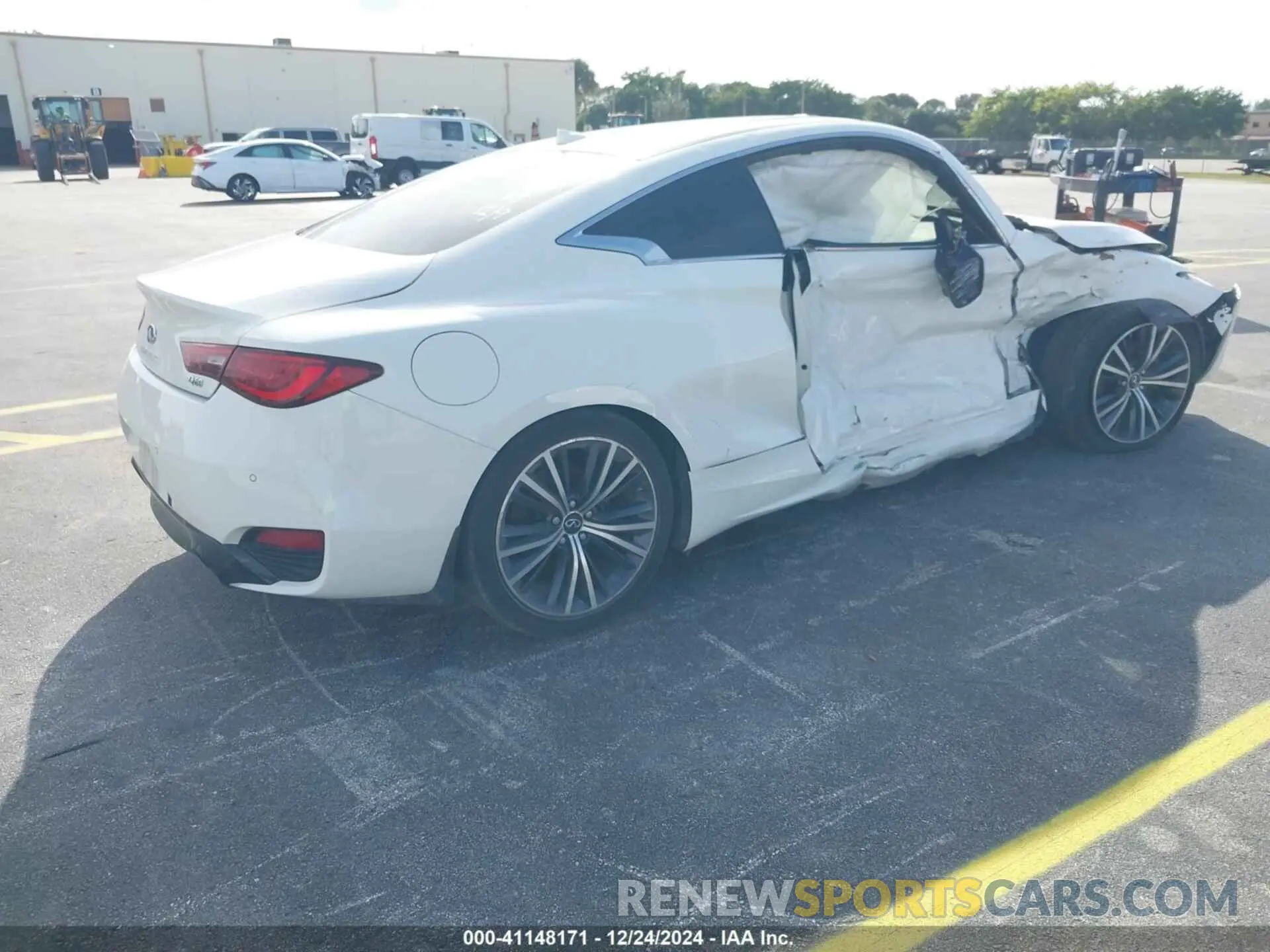 4 Photograph of a damaged car JN1EV7KK1MM410712 INFINITI Q60 2021