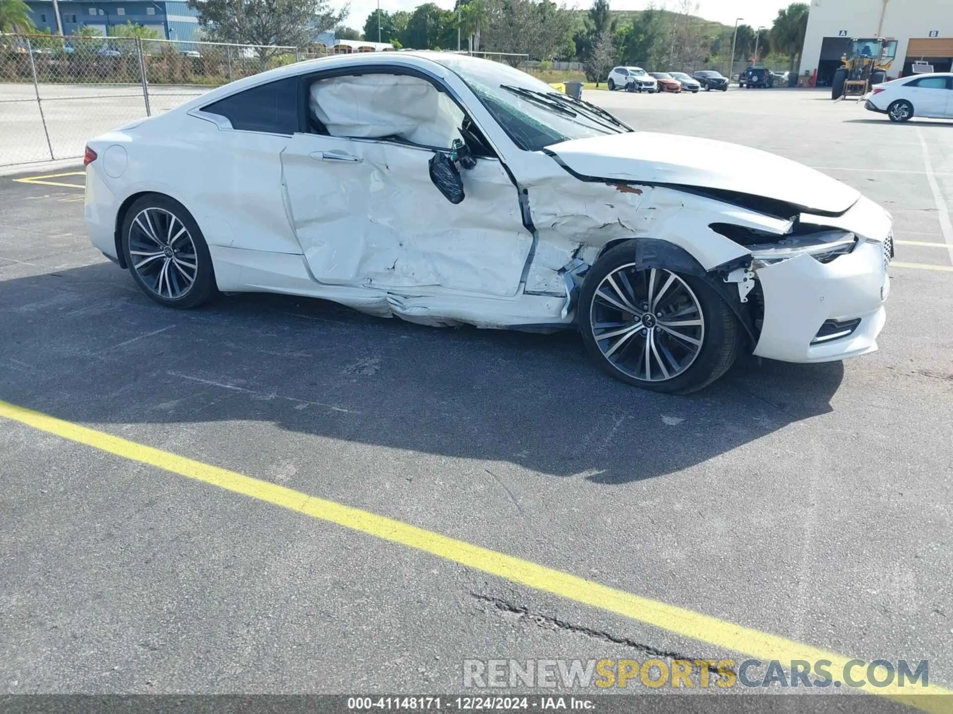 6 Photograph of a damaged car JN1EV7KK1MM410712 INFINITI Q60 2021