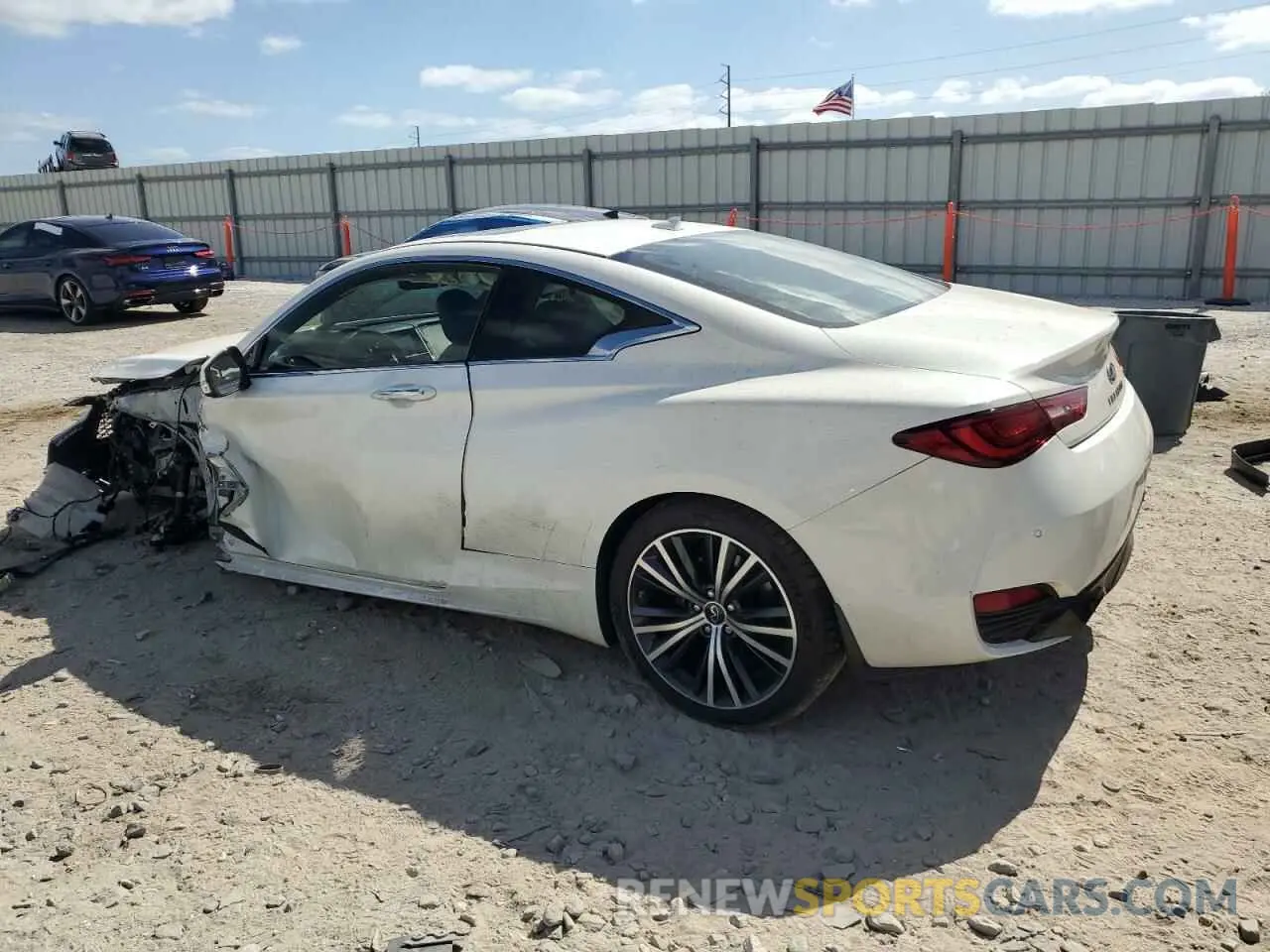 2 Photograph of a damaged car JN1EV7KK3MM411019 INFINITI Q60 2021