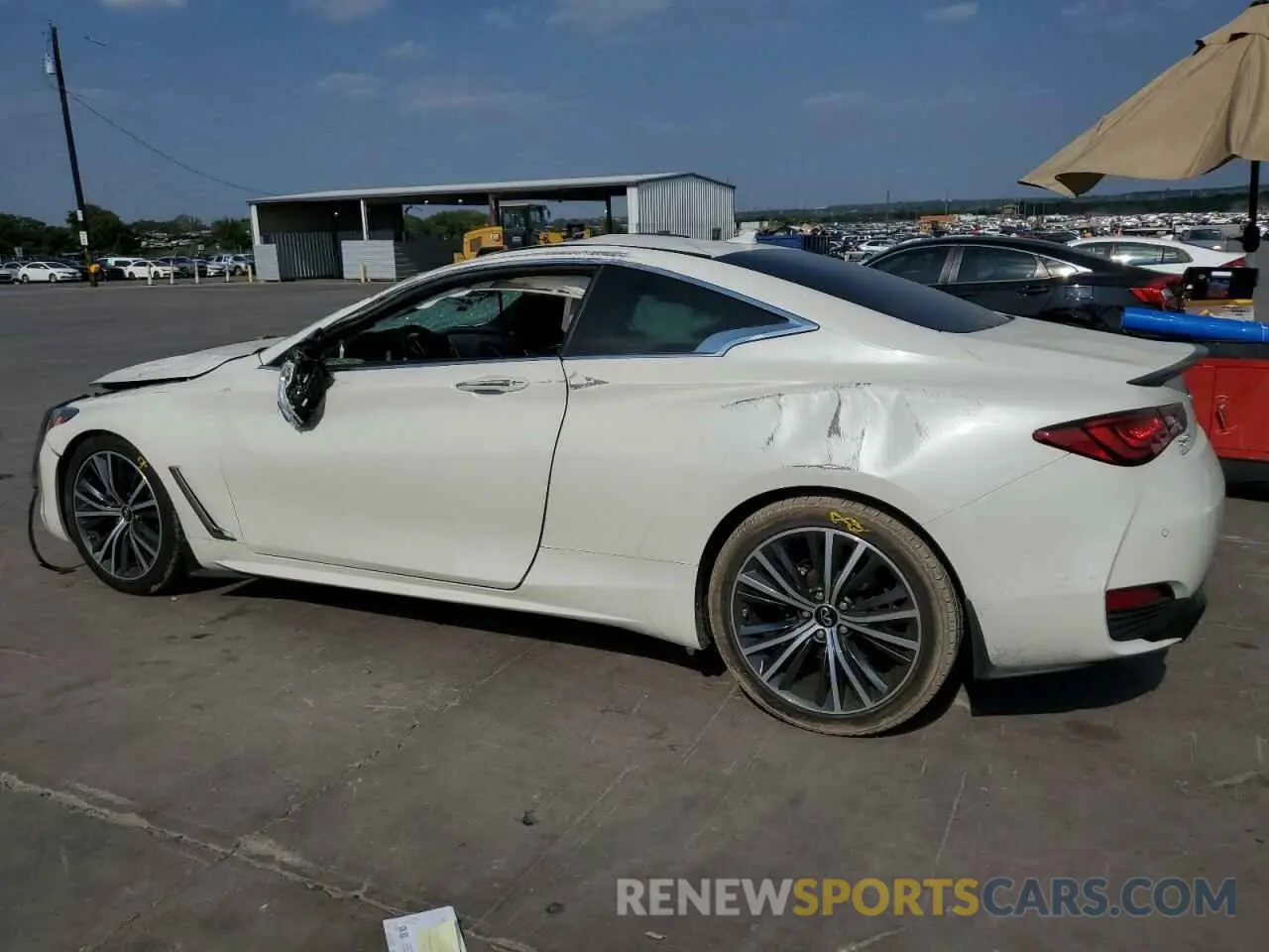 2 Photograph of a damaged car JN1EV7KK6MM410124 INFINITI Q60 2021