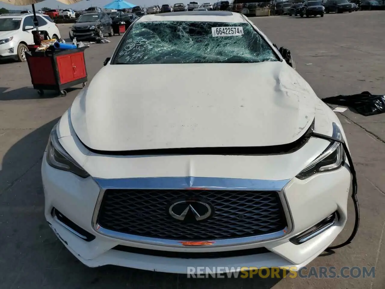 5 Photograph of a damaged car JN1EV7KK6MM410124 INFINITI Q60 2021