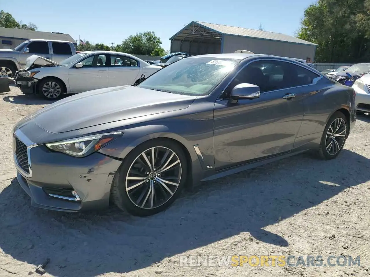 1 Photograph of a damaged car JN1EV7KK6MM410205 INFINITI Q60 2021