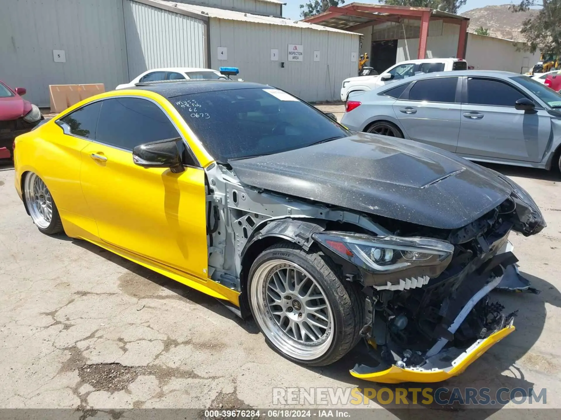 1 Photograph of a damaged car JN1EV7KK6MM410673 INFINITI Q60 2021